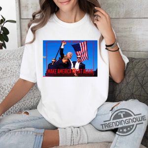 Make America Great Again Shirt Superhero Never Surrender Tee Trump Shooter Shirt Trump Shooting Shirt Trump Shot Shirt trendingnowe 3