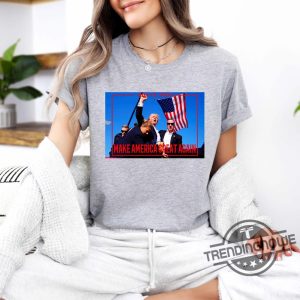 Make America Great Again Shirt Superhero Never Surrender Tee Trump Shooter Shirt Trump Shooting Shirt Trump Shot Shirt trendingnowe 4