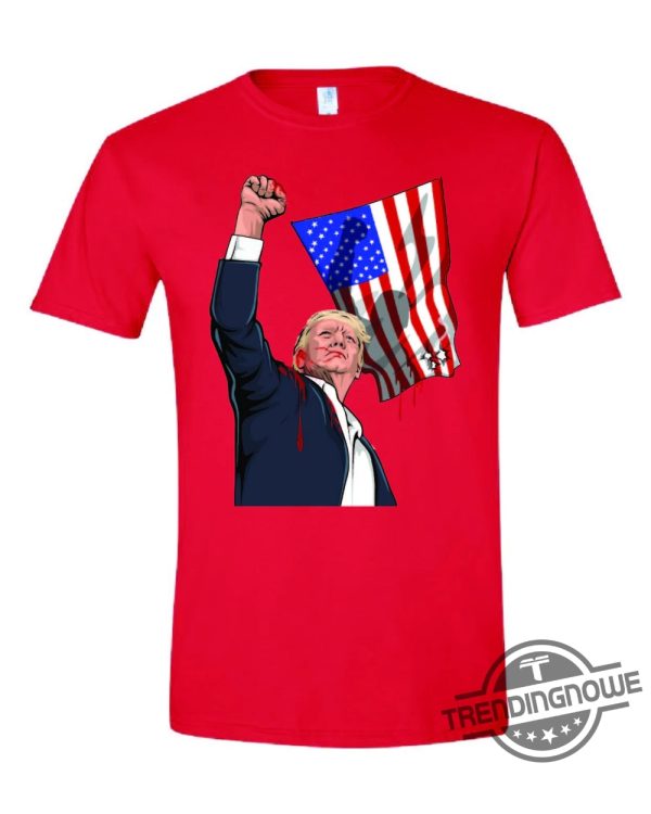 Donald Trump Shooting Shirt Superhero Never Surrender Tee Trump Shooter Shirt Trump Shooting Shirt Trump Shot Shirt trendingnowe 3