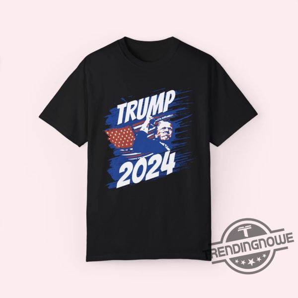 Iconic Trump 2024 Shirt Superhero Never Surrender Tee Trump Shooter Shirt Trump Shooting Shirt Trump Shot Shirt trendingnowe 2