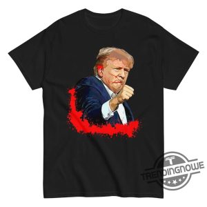 Trump Never Surrender Shirt Superhero Never Surrender Tee Trump Shooter Shirt Trump Shooting Shirt Trump Shot Shirt trendingnowe 2