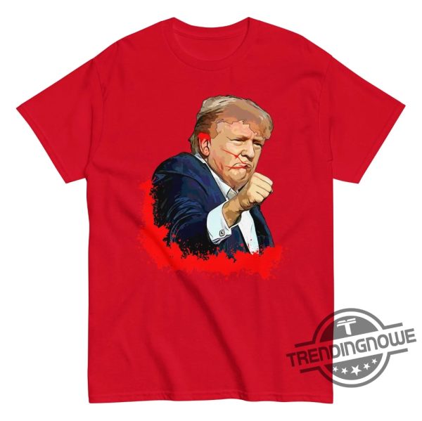 Trump Never Surrender Shirt Superhero Never Surrender Tee Trump Shooter Shirt Trump Shooting Shirt Trump Shot Shirt trendingnowe 3