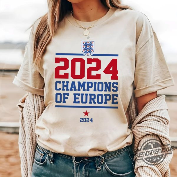 England Champions Of Europe Shirt England Euro 2024 Champions Shirt England Champions Euro 2024 Shirt England Champions T Shirt trendingnowe 1