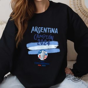 Copa America 2024 Argentina Campeon Shirt Copa America 2024 Argentina Champions Shirt Argentina Copa America 2024 Shirt trendingnowe 2