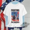 Fight For America T Shirt Trump Shooting Shirt 2024 Donald Trump Shirt Trump Shooter Shirt Trump Rally Shirt trendingnowe 2