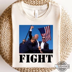 trump fight shirt donald trump shooting t shirt sweatshirt hoodie trump fist shirts 2024 laughinks 3