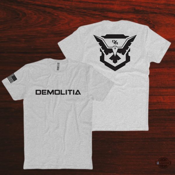 demo ranch shirt aka demolitia worn by trumps shooter thomas matthew crooks dr t shirt sweatshirt hoodie by matt carriker laughinks 2