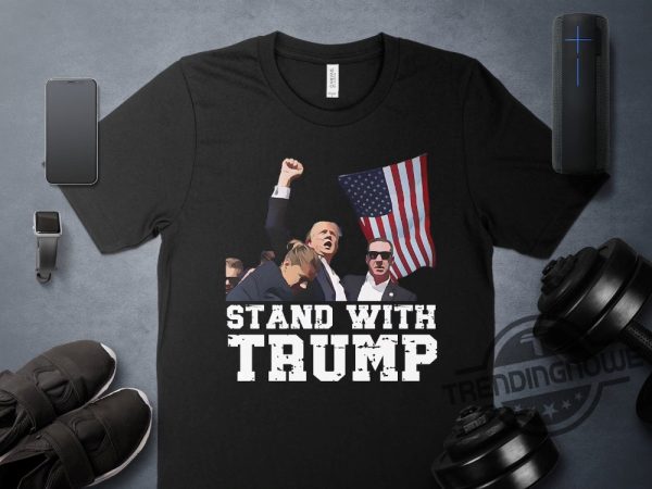 Trump Shooter Tee Trump Shooting T Shirt Stand With Trump Shot Shirt Trump Rally Shirt Trump Fight Tee Trump 2024 Shirt trendingnowe 2