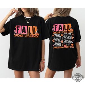 Retro Fall Tour Shirt Fall Outfits Fall Clothes Fall Season Shirt Fall Sweaters Fall 2024 Fashion Trends Fall Shirt Ideas revetee 1