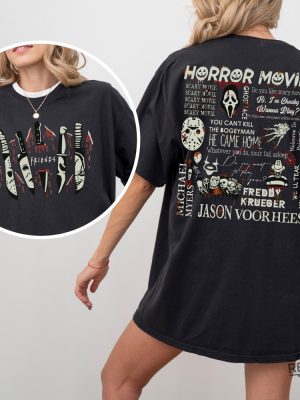 Horror Movie Main Characters Shirt American Horror Story Seasons Shirt Halloween Costumes Ghost Halloween Shirt revetee 2