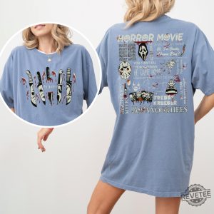 Horror Movie Main Characters Shirt American Horror Story Seasons Shirt Halloween Costumes Ghost Halloween Shirt revetee 4