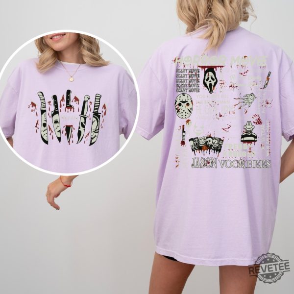 Horror Movie Main Characters Shirt American Horror Story Seasons Shirt Halloween Costumes Ghost Halloween Shirt revetee 6