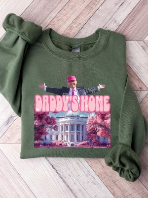 Daddys Home Shirt White House Trump 2024 Shirt Get In Losers Trump Sweatshirt Republican Sweatshirt Political Sweatshirt revetee 5