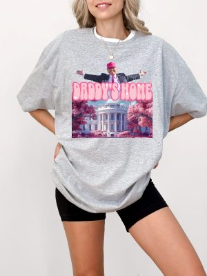 Daddys Home Shirt White House Trump 2024 Shirt Get In Losers Trump Sweatshirt Republican Sweatshirt Political Sweatshirt revetee 6