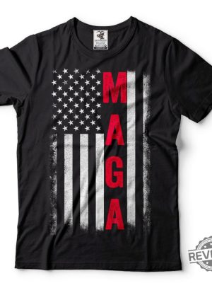 Maga Flag Donald Trump 2024 Election T Shirt Us Presidential Election Trump Reelection T Shirt Usa Flag Tee revetee 2