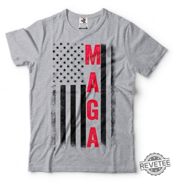 Maga Flag Donald Trump 2024 Election T Shirt Us Presidential Election Trump Reelection T Shirt Usa Flag Tee revetee 3