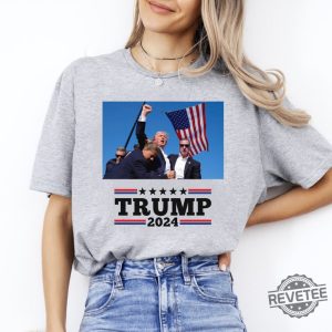 Trump Shirt Trump Shooting Shirt Mugshot Shirt Trumpshirt Shot Trump 2024 Shirt Trump For President 2024 Shirt Election 2024 Shirt revetee 2