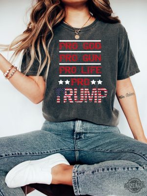 Trump Flag Shirt 2024 Trump Shirt Republican T Shirt Voting Shirt Maga Ladies Shirt Maga 2024 Trump Election Tee revetee 3