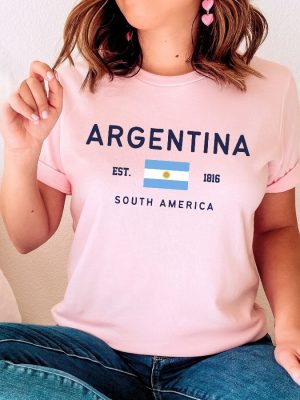 Argentina Shirt Argentinian Flag T Shirt Argentina Football Shirt revetee 3