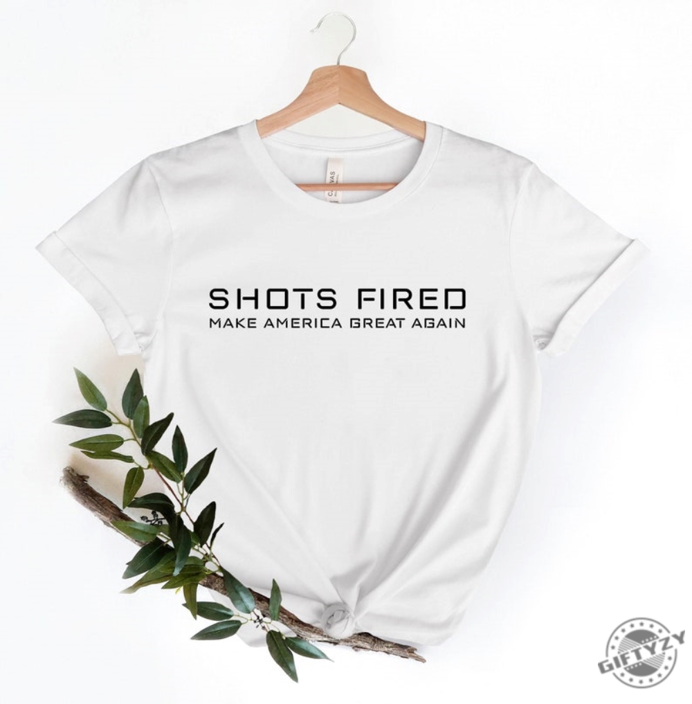 Trump Shots Fired Shirt Trump 2024 Trump Rally Sweatshirt Republican Donald Trump Hoodie Support Trump Tshirt Maga 2024 Shirt