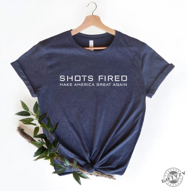 Trump Shots Fired Shirt Trump 2024 Trump Rally Sweatshirt Republican Donald Trump Hoodie Support Trump Tshirt Maga 2024 Shirt giftyzy 2