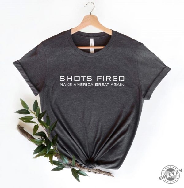 Trump Shots Fired Shirt Trump 2024 Trump Rally Sweatshirt Republican Donald Trump Hoodie Support Trump Tshirt Maga 2024 Shirt giftyzy 3