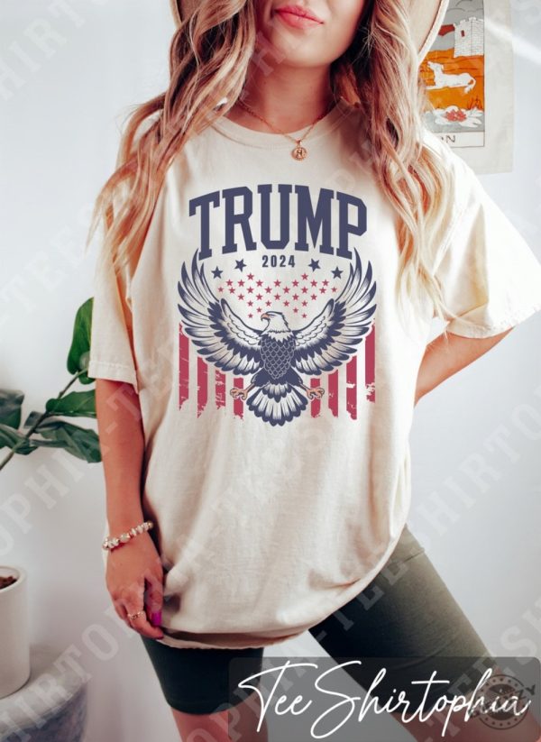 Donald Trump Shirt Trump Eagle Tshirt Republican Gifts Trump For President 2024 Trump Hoodie Republican Sweatshirt Election 2024 Shirt giftyzy 1