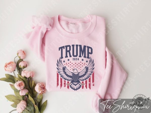 Donald Trump Shirt Trump Eagle Tshirt Republican Gifts Trump For President 2024 Trump Hoodie Republican Sweatshirt Election 2024 Shirt giftyzy 3