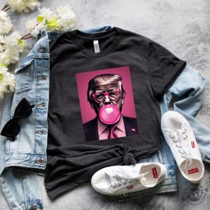 Trump Pink Bubblegum Graphic Shirt Trump President Hoodie Republican Sweatshirt Sarcastic Trump Tshirt Funny Trump Shirt giftyzy 4