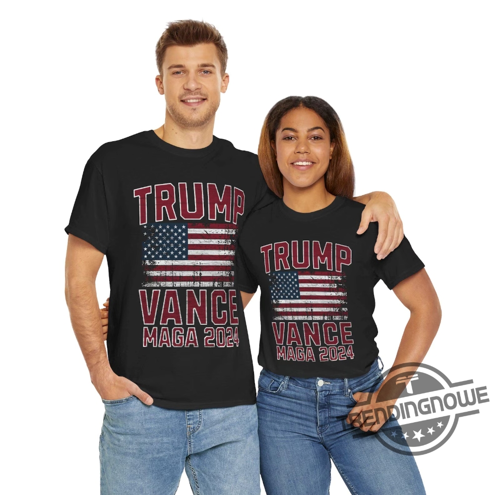 Trump Vance 2024 Shirt Election Rally Shirt American Flag Trump Train Rally Inauguration Day Shirt