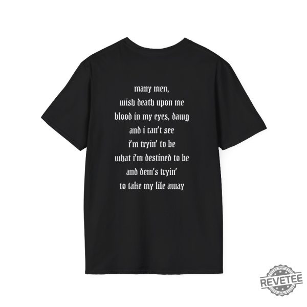 50 Cent Trump Lyrics Shirt Trump Assassination Attempt T Shirt Lyrics Donald Trump Shot Shirt Trump 2024 Usa Tee revetee 2