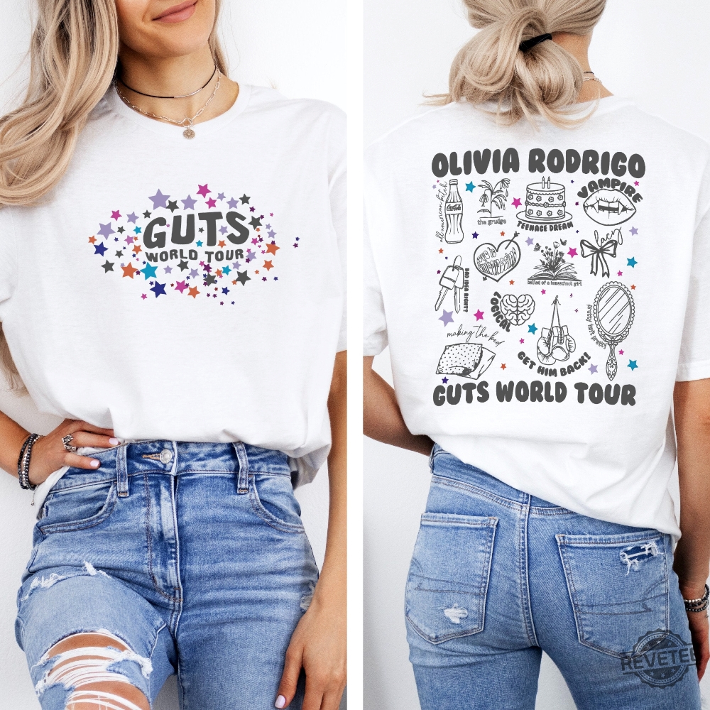 Olivia Rodrigo Guts World Tour Shirt Guts Tour 2024 Shirt Olivia Rodrigo Fans Shirt Olivia Guts Merch