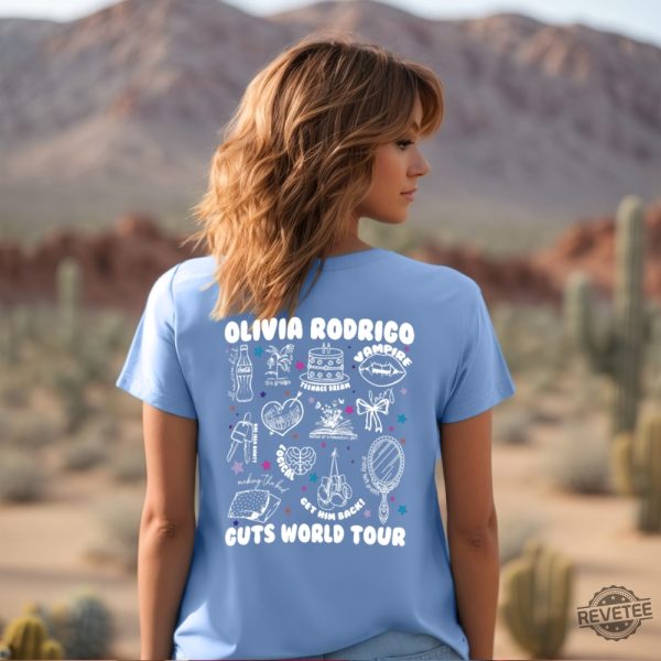 Olivia Rodrigo Guts World Tour Shirt Guts Tour 2024 Shirt Olivia Rodrigo Fans Shirt Olivia Guts Merch revetee 4