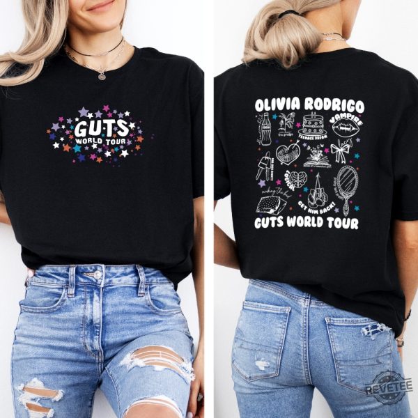 Olivia Rodrigo Guts World Tour Shirt Guts Tour 2024 Shirt Olivia Rodrigo Fans Shirt Olivia Guts Merch revetee 6