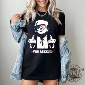 You Missed Trump Shirt Maga Sweatshirt Trump For President Tshirt 2024 Election Hoodie Unisex Presidential Election Shirt giftyzy 2