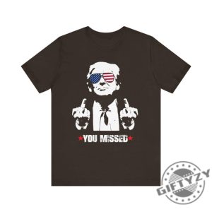 You Missed Trump Shirt Maga Sweatshirt Trump For President Tshirt 2024 Election Hoodie Unisex Presidential Election Shirt giftyzy 7