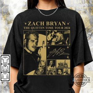 the quittin time tour 2024 zach bryan tshirt sweatshirt hoodie zach bryan concert shirts near me laughinks 5