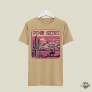 pink skies album cover zach bryan shirt