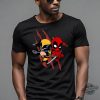 Deadpool And Wolverine Shirt Deadpool 3 Movie Shirt Graphic Tee For Film Fans Deadpool Wolverine Tee Fun Superhero Mashup Tee trendingnowe 1