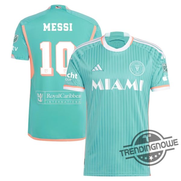 Inter Miami Lionel Messi Jersey Inter Miami Cf Lionel Messi Aqua 2024 Archive Jersey trendingnowe 2