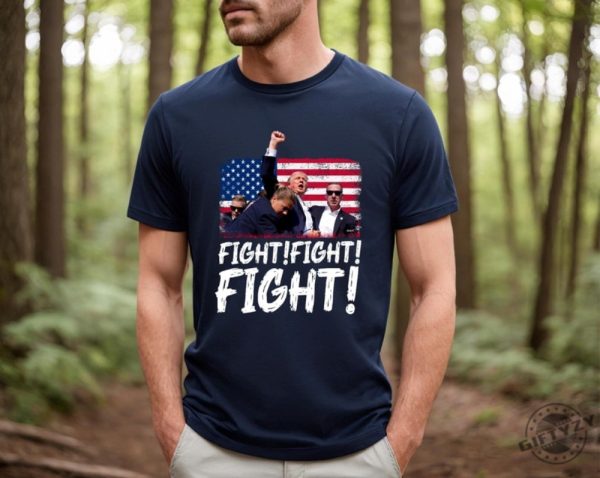 Trump Fight Fight Fight Tshirt Failed Assassination Trump Hoodie Trump Shooting Sweatshirt Trump Supports 2024 Shirt giftyzy 1