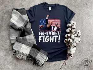 Trump Fight Fight Fight Tshirt Failed Assassination Trump Hoodie Trump Shooting Sweatshirt Trump Supports 2024 Shirt giftyzy 5