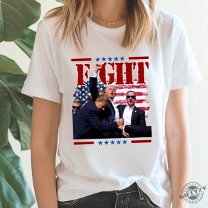 Fight Donald Trump Shirt Ill Fight Trump Hoodie I Stand With Trump Sweatshirt Donald Trump Tshirt Trump Shooting Shirt giftyzy 2