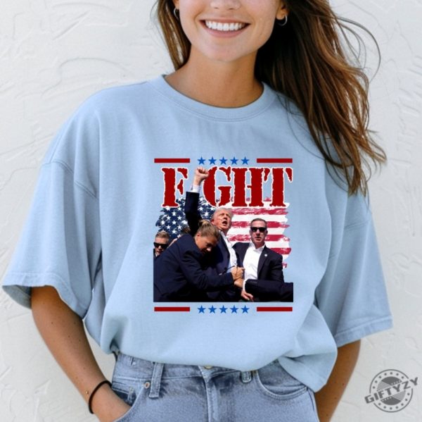 Fight Donald Trump Shirt Ill Fight Trump Hoodie I Stand With Trump Sweatshirt Donald Trump Tshirt Trump Shooting Shirt giftyzy 4