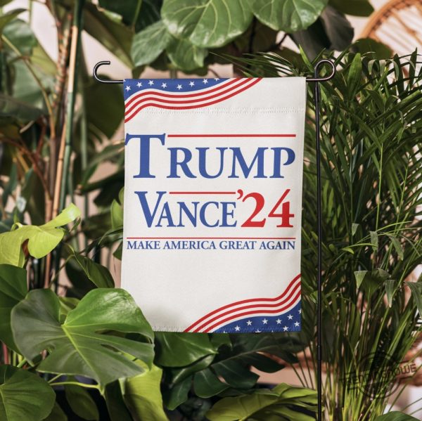 Donald Trump Vance 2024 Garden Flag Trump 2024 Flag Maga Garden Flag Make America Great Again Flag Trump Vance Outdoor Flag trendingnowe 2