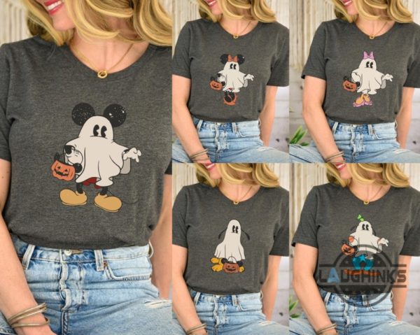 mickey mouse and friends halloween t shirt sweatshirt hoodie for adults and kids disney family group matching shirts laughinks 3