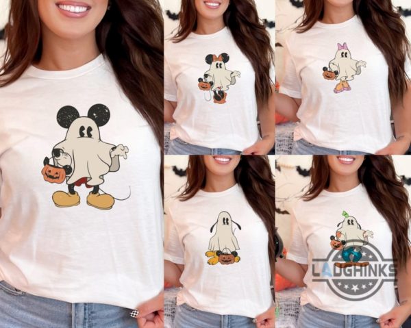 mickey mouse and friends halloween t shirt sweatshirt hoodie for adults and kids disney family group matching shirts laughinks 4