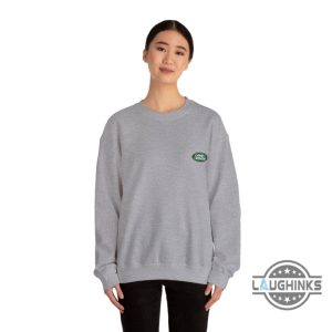 vintage land rover logo sweatshirt t shirt hoodie grey and green land rover shirts gift for car lovers laughinks 4