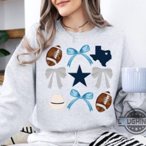 cute dallas cowboys football crewneck sweatshirt mens womens kids