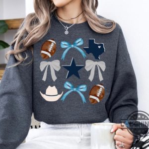 cute dallas cowboys football crewneck sweatshirt mens womens kids